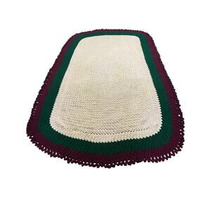 Handmade Afghan Blanket Granny Square Crocket Throw 72" x 60"